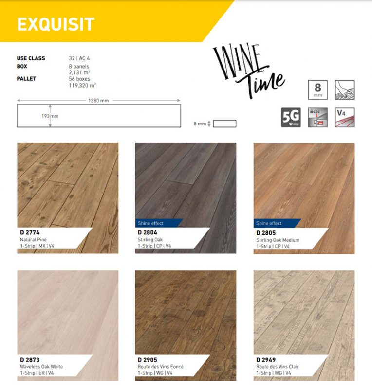 cac mau san go duc kronotex