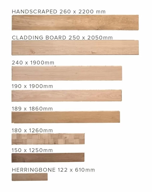 Sự đa dạng của kích thước sàn gỗ - Gu Nhà Đẹp