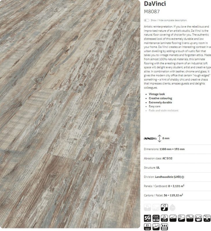 san go cong nghiep duc my floor m8087