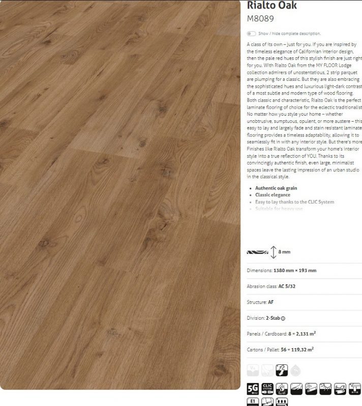 san go cong nghiep duc my floor m8089