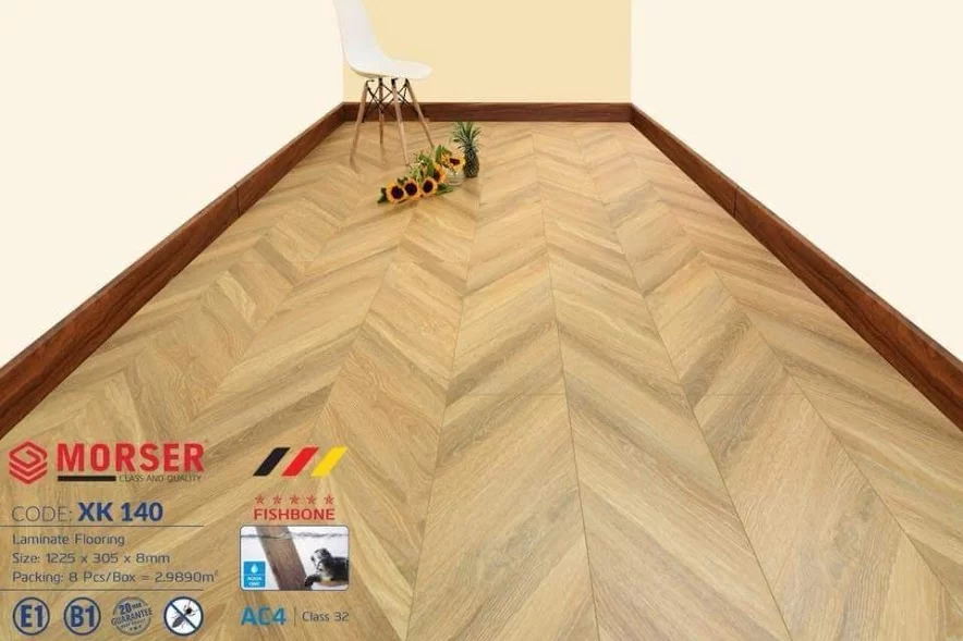 Sàn Gỗ Morser 8mm Xương Cá 3D 8 Mẫu sàn gỗ Morser 8mm xương cá