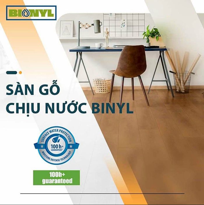 Sàn Gỗ Binyl Đức - Dòng Narrow 12mm Siêu Bền 38 Sàn gỗ Binyl Đức